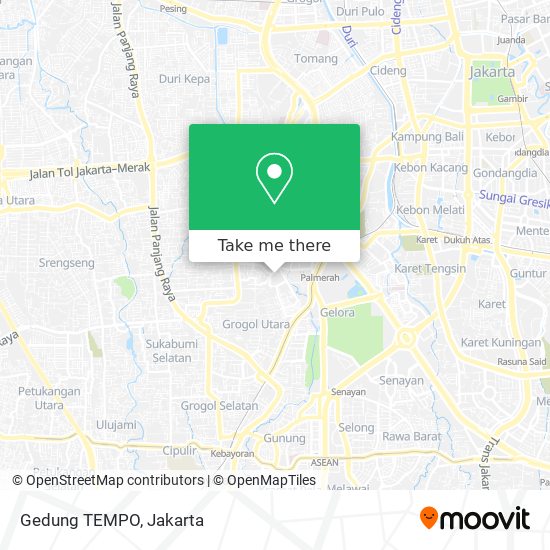 Gedung TEMPO map