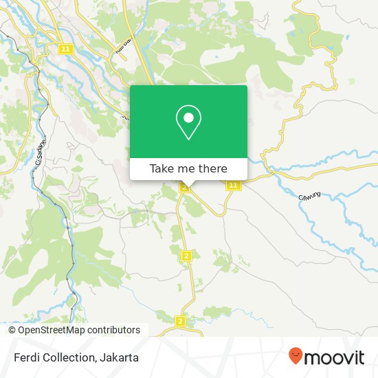 Ferdi Collection, Jalan Raya Puncak Ciawi Bogor map