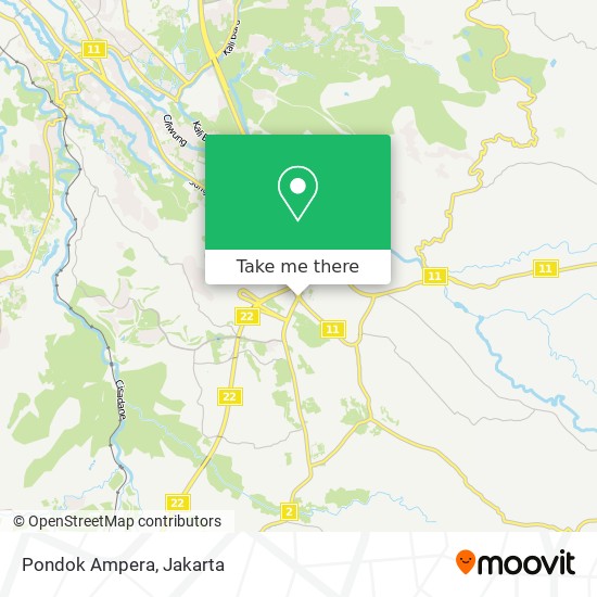 Pondok Ampera map