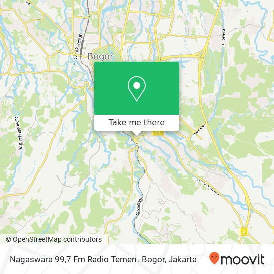 Nagaswara 99,7 Fm Radio Temen . Bogor map