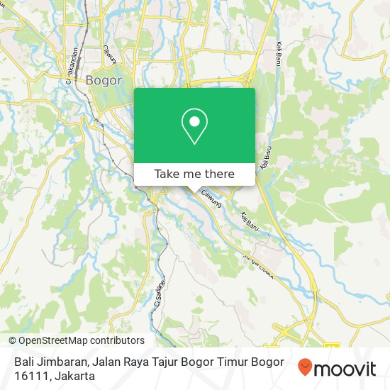 Bali Jimbaran, Jalan Raya Tajur Bogor Timur Bogor 16111 map
