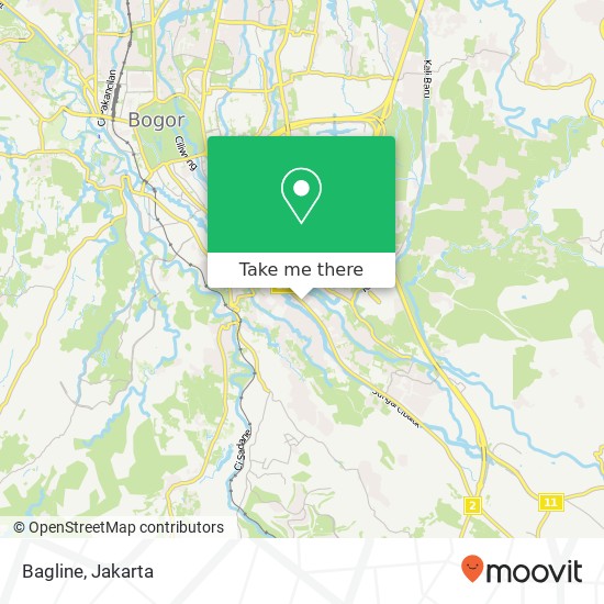 Bagline, Jalan Raya Tajur Bogor Timur Bogor 16111 map