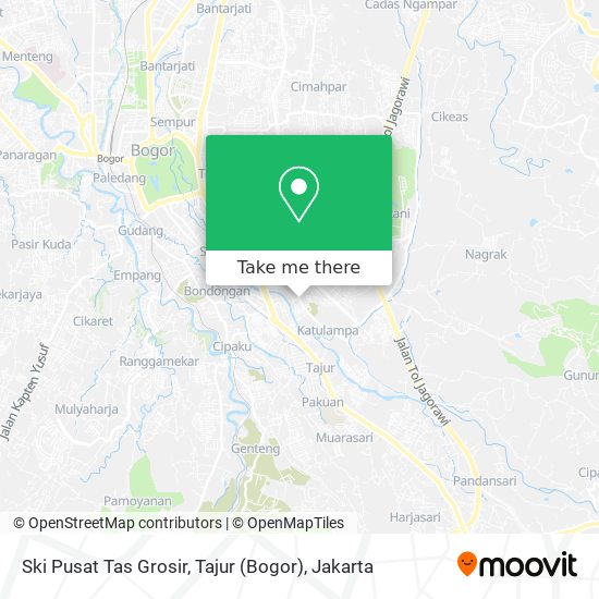 Ski Pusat Tas Grosir, Tajur (Bogor) map