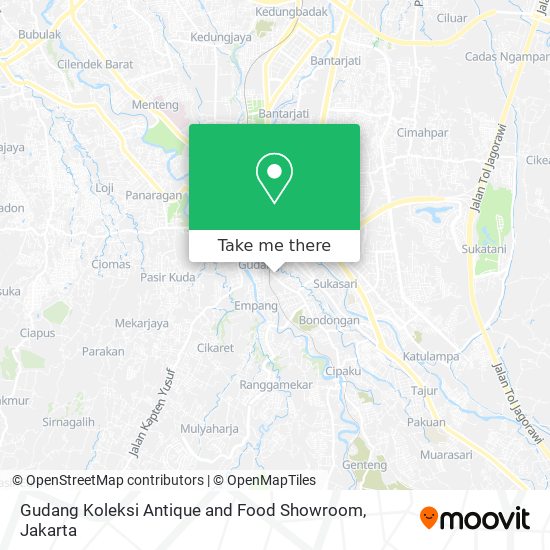 Gudang Koleksi Antique and Food Showroom map