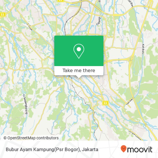Bubur Ayam Kampung(Psr Bogor), Indonesia map