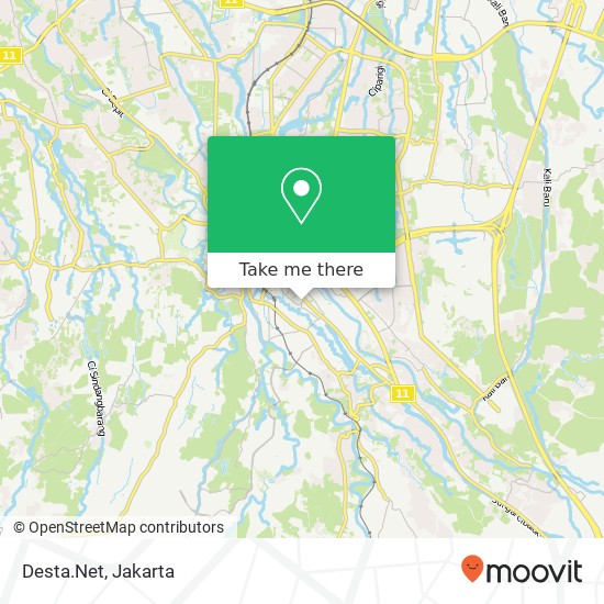 Desta.Net, Bogor Tengah Bogor map