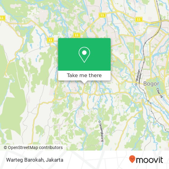 Warteg Barokah, Jalan Raya Laladon Ciomas Bogor 16680 map