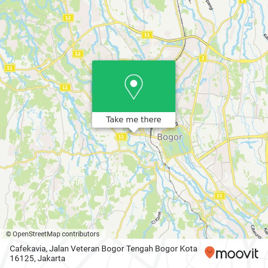 Cafekavia, Jalan Veteran Bogor Tengah Bogor Kota 16125 map
