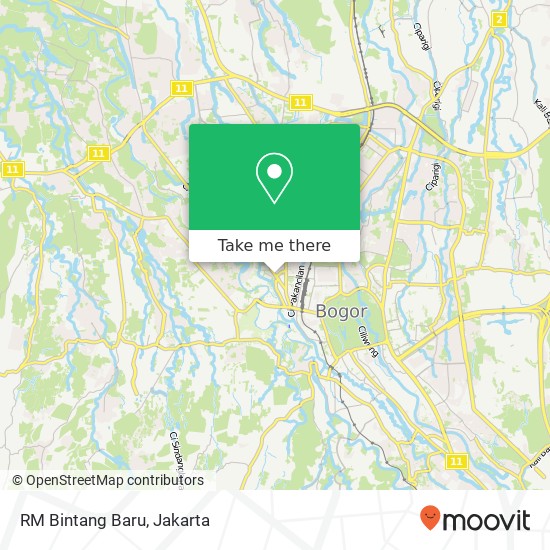 RM Bintang Baru, Jalan Dr. Sumeru Bogor Barat Bogor 16111 map