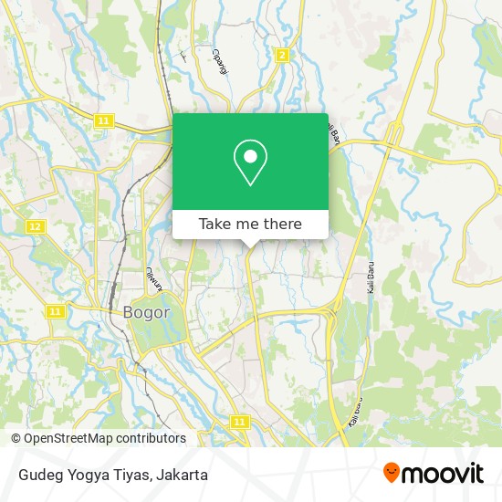 Gudeg Yogya Tiyas map