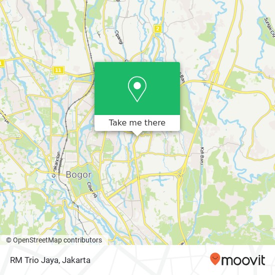 RM Trio Jaya, Jalan H. Achmad Adnawijaya Bogor Utara Bogor map