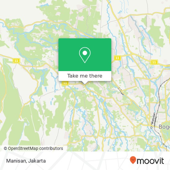 Manisan, Jalan KH R. Abdullah Bin Nuh Bogor Barat Bogor Kota 16116 map