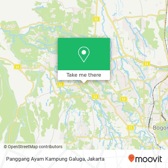 Panggang Ayam Kampung Galuga map