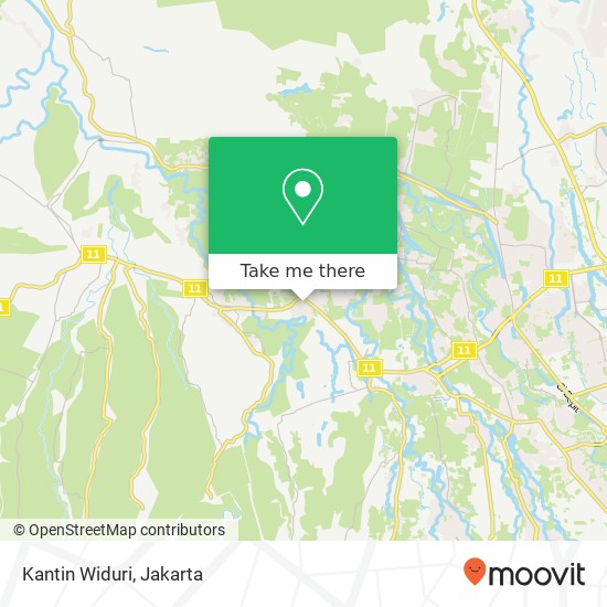 Kantin Widuri, Dramaga Bogor map