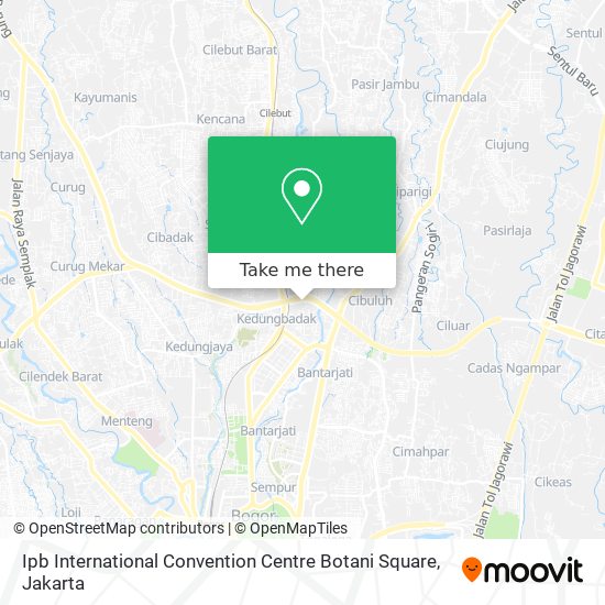 Ipb International Convention Centre Botani Square map