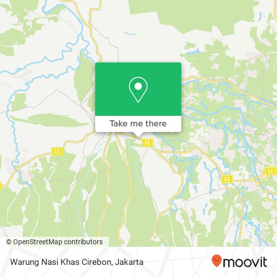 Warung Nasi Khas Cirebon, Jalan Raya Cinangneng Ciampea Bogor map