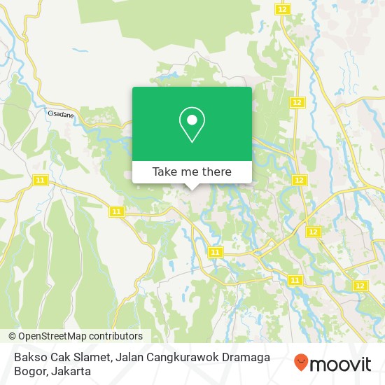 Bakso Cak Slamet, Jalan Cangkurawok Dramaga Bogor map