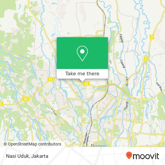 Nasi Uduk, Jalan KH Sholeh Iskandar Tanah Sereal Bogor 16164 map