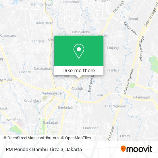 RM Pondok Bambu Tirza 3 map