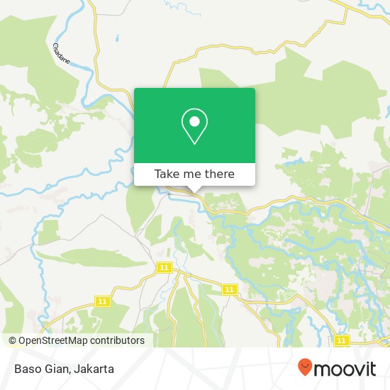 Baso Gian, Jalan H. Miing Ranca Bungur Bogor 16310 map