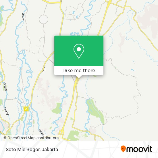 Soto Mie Bogor map