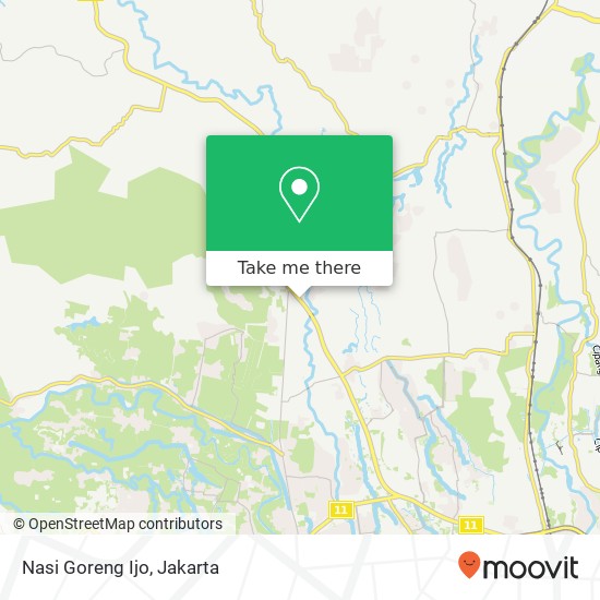 Nasi Goreng Ijo, Kemang Bogor 16310 map