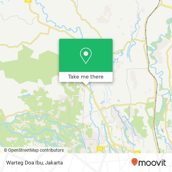 Warteg Doa Ibu, Jalan Raya Kemang Kemang Bogor 16310 map