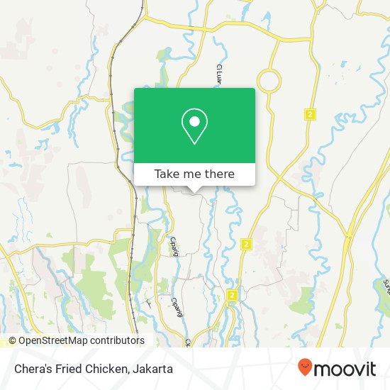 Chera's Fried Chicken, Jalan Mandala Raya Cibinong Bogor 16913 map
