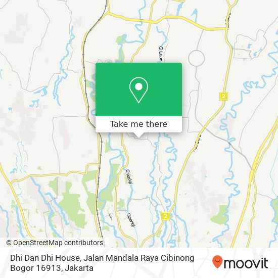 Dhi Dan Dhi House, Jalan Mandala Raya Cibinong Bogor 16913 map