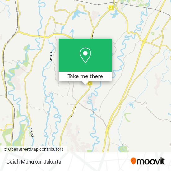 Gajah Mungkur map