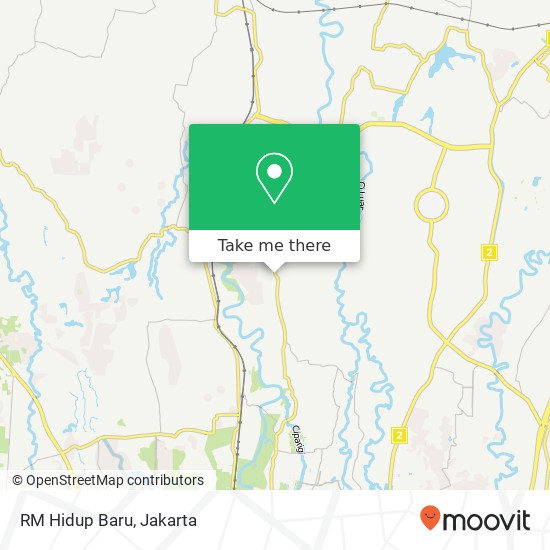 RM Hidup Baru, Jalan Raya Pemda Kedung Halang Cibinong Bogor 16158 map