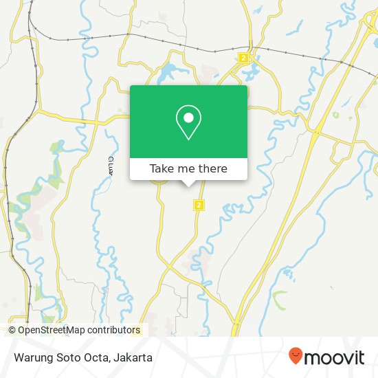 Warung Soto Octa, Jalan Seroja Cibinong Bogor 16912 map