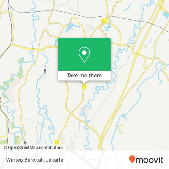 Warteg Barokah, Jalan Raya Bogor Cibinong Bogor 16912 map
