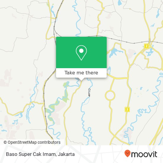 Baso Super Cak Imam, Jalan Raya Pemda Kedung Halang Cibinong Bogor 16158 map