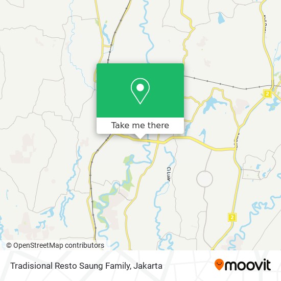 Tradisional Resto Saung Family map