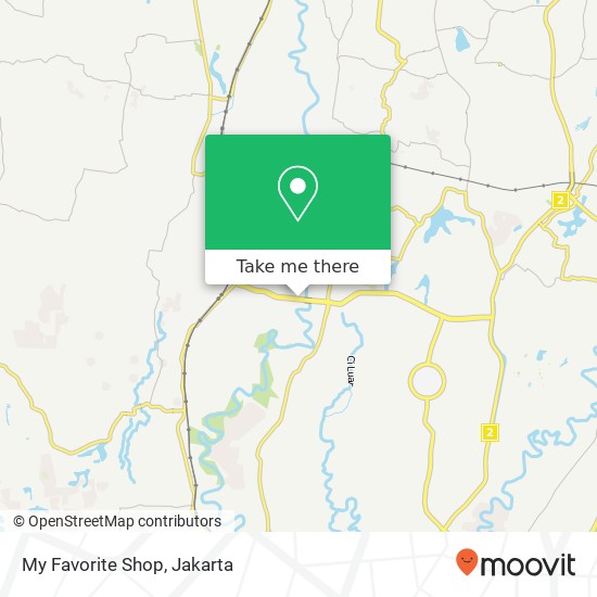 My Favorite Shop, Jalan Tegar Beriman Bojong Gede Bogor 16915 map