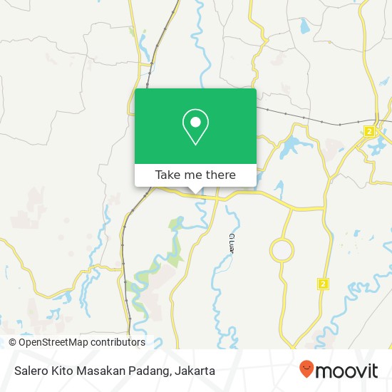 Salero Kito Masakan Padang, Jalan Tegar Beriman Bojong Gede Bogor 16915 map