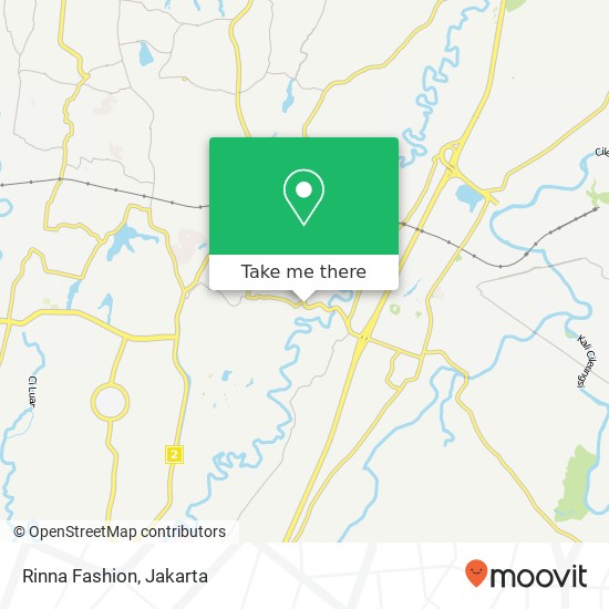 Rinna Fashion, Jalan Mayor Oking Cibinong Bogor 16911 map