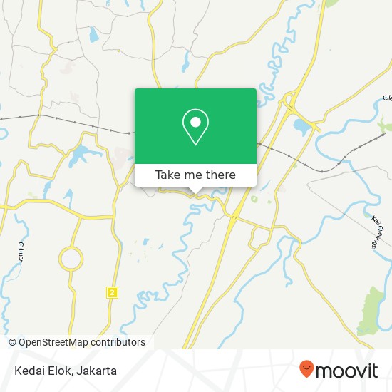 Kedai Elok, Jalan Mayor Oking Cibinong Bogor 16911 map