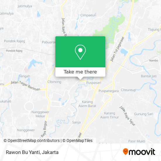 Rawon Bu Yanti map