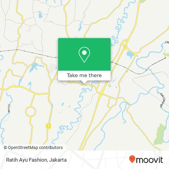 Ratih Ayu Fashion, Jalan Mayor Oking Cibinong Bogor 16911 map