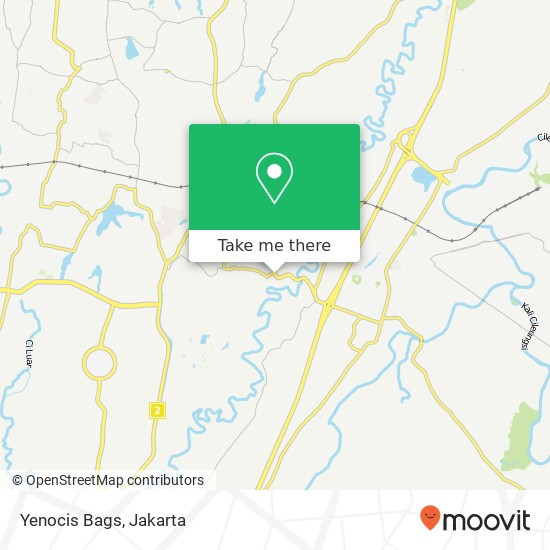 Yenocis Bags, Jalan Mayor Oking Cibinong Bogor 16911 map