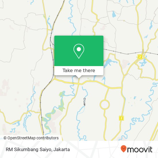 RM Sikumbang Saiyo, Jalan Ksr. Dadi Kusmayad Cibinong Bogor 16913 map