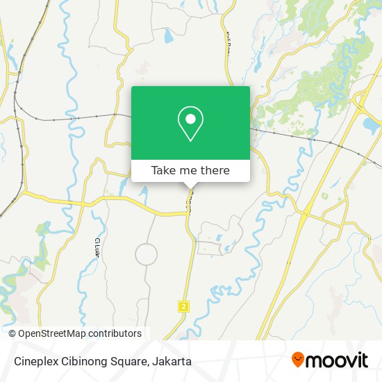 Cineplex Cibinong Square map