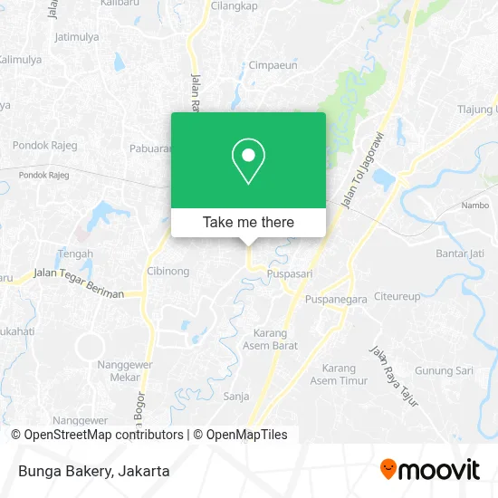 Bunga Bakery map