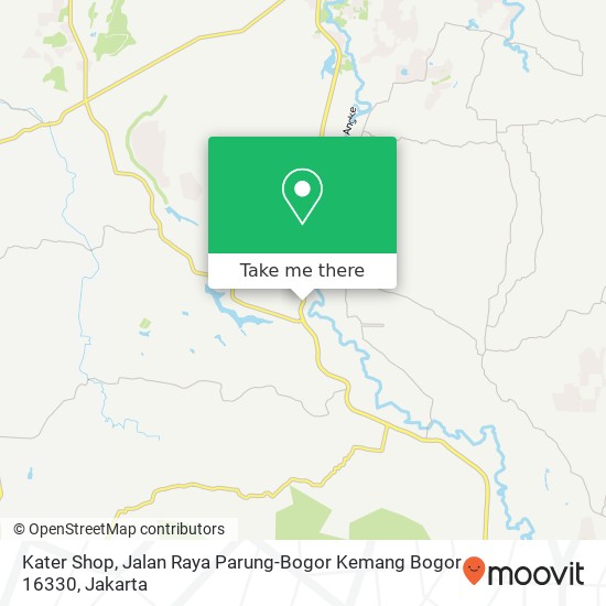 Kater Shop, Jalan Raya Parung-Bogor Kemang Bogor 16330 map