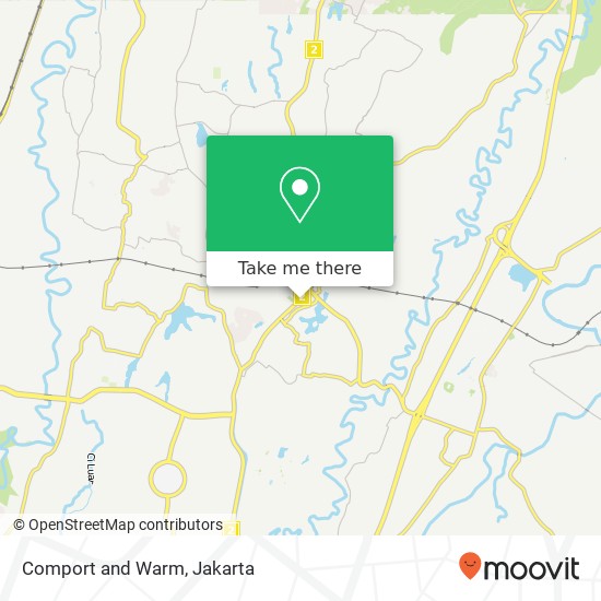 Comport and Warm, Jalan Raya Bogor Cibinong Bogor 16916 map