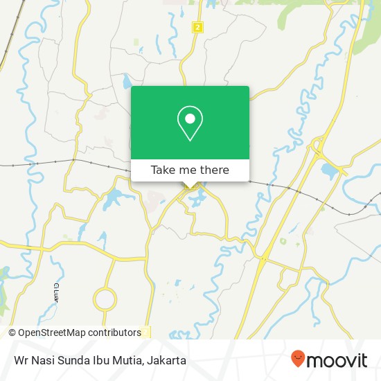 Wr Nasi Sunda Ibu Mutia, Jalan K. H. Lukman Cibinong Bogor 16916 map
