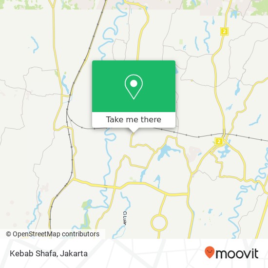 Kebab Shafa, Jalan H. Saleh sa'in Cibinong Bogor Kabupaten 16913 map