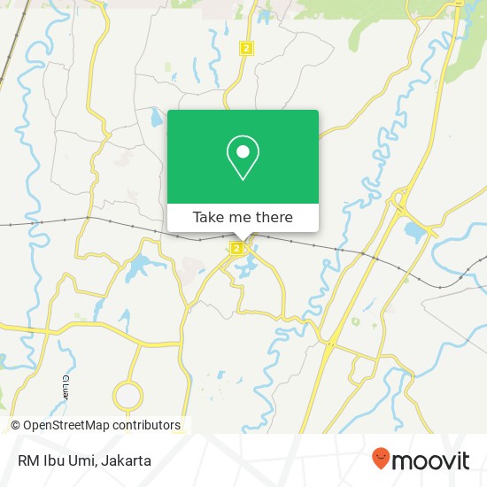 RM Ibu Umi, Jalan Mayor Oking Cibinong Bogor 16916 map